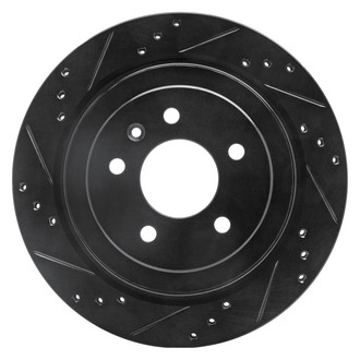 DFC® - Premium Drilled and Slotted Rear Driver Side Brake Rotor