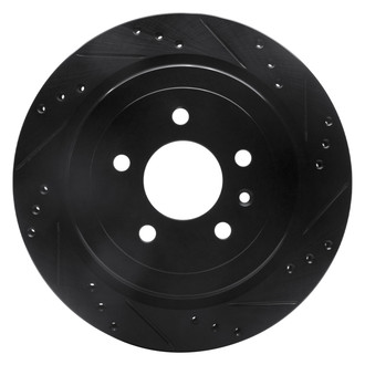 DFC® - Premium Drilled and Slotted Rear Passenger Side Brake Rotor