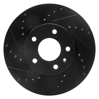 DFC® - Premium Drilled and Slotted Front Driver Side Brake Rotor