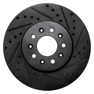 DFC® - Premium Drilled and Slotted Front Passenger Side Brake Rotor