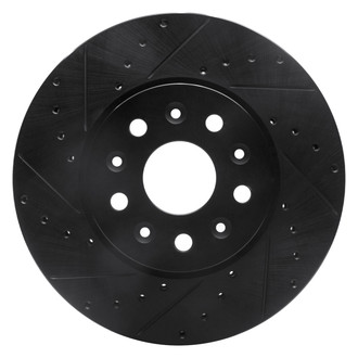 DFC® - Premium Drilled and Slotted Front Driver Side Brake Rotor