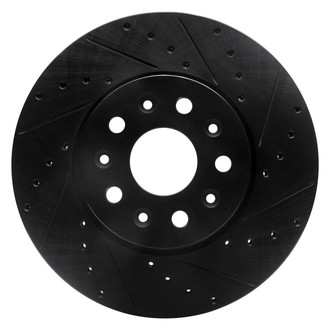 DFC® - Premium Drilled and Slotted Front Passenger Side Brake Rotor