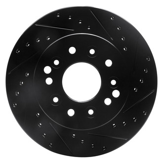 DFC® - Premium Drilled and Slotted Front Passenger Side Brake Rotor
