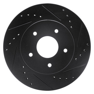 DFC® - Premium Drilled and Slotted Front Passenger Side Brake Rotor