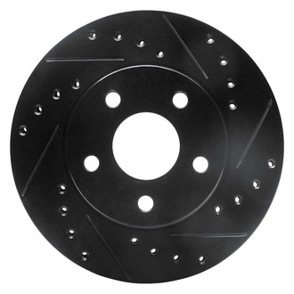DFC® - Premium Drilled and Slotted Front Passenger Side Brake Rotor