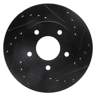 DFC® - Premium Drilled and Slotted Front Passenger Side Brake Rotor