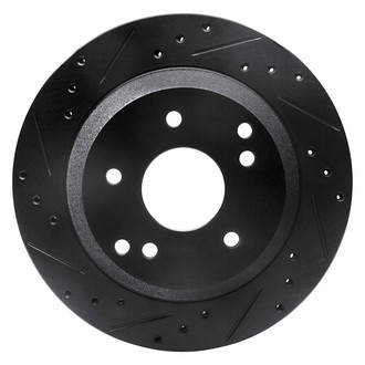 DFC® - Premium Drilled and Slotted Rear Driver Side Brake Rotor