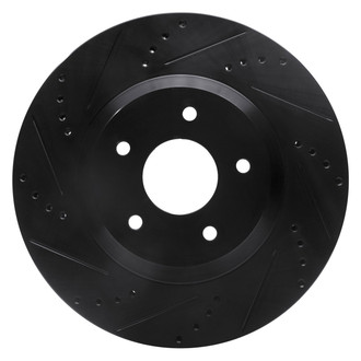 DFC® - Premium Drilled and Slotted Front Passenger Side Brake Rotor