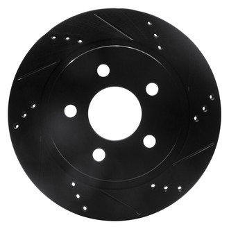 DFC® - Premium Drilled and Slotted Rear Passenger Side Brake Rotor
