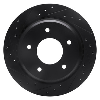 DFC® - Premium Drilled and Slotted Rear Driver Side Brake Rotor