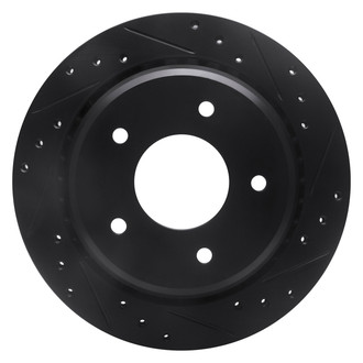 DFC® - Premium Drilled and Slotted Rear Passenger Side Brake Rotor