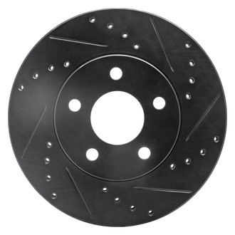 DFC® - Premium Drilled and Slotted Front Passenger Side Brake Rotor