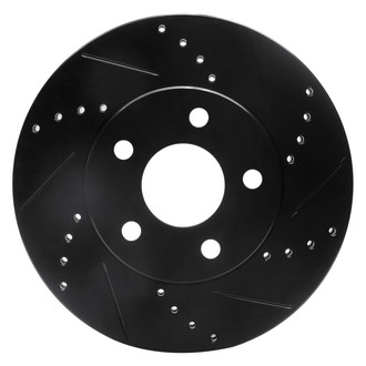 DFC® - Premium Drilled and Slotted Front Passenger Side Brake Rotor