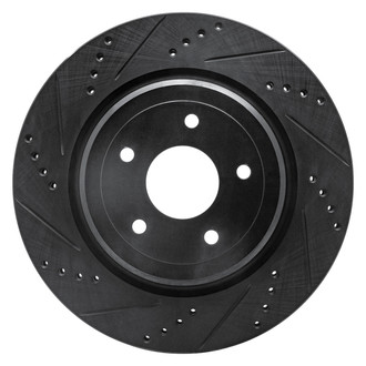 DFC® - Premium Drilled and Slotted Rear Driver Side Brake Rotor