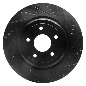 DFC® - Premium Drilled and Slotted Rear Passenger Side Brake Rotor