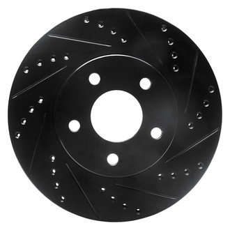 DFC® - Premium Drilled and Slotted Front Passenger Side Brake Rotor