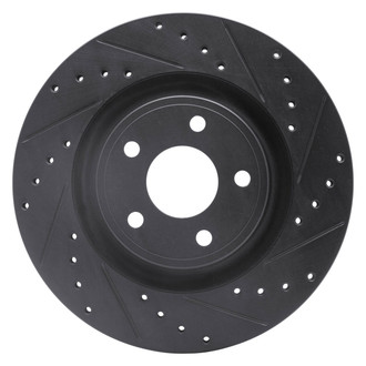 DFC® - Premium Drilled and Slotted Front Passenger Side Brake Rotor