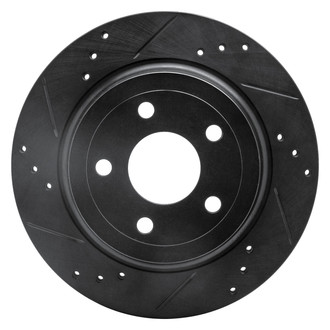 DFC® - Premium Drilled and Slotted Rear Driver Side Brake Rotor