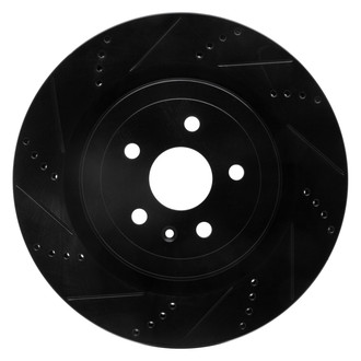 DFC® - Premium Drilled and Slotted Rear Driver Side Brake Rotor