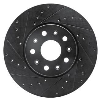 DFC® - Premium Drilled and Slotted Front Driver Side Brake Rotor