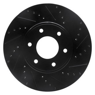 DFC® - Premium Drilled and Slotted Front Passenger Side Brake Rotor