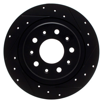 DFC® - Premium Drilled and Slotted Rear Passenger Side Brake Rotor