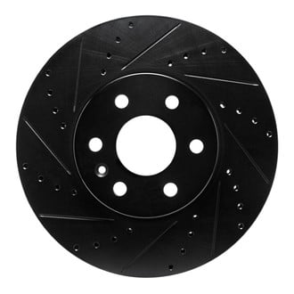 DFC® - Premium Drilled and Slotted Front Driver Side Brake Rotor