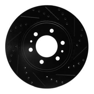 DFC® - Premium Drilled and Slotted Rear Passenger Side Brake Rotor