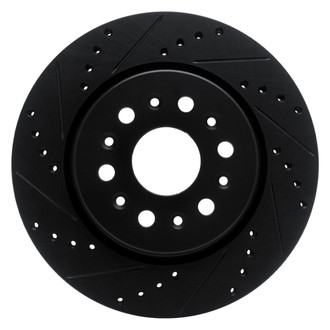 DFC® - Premium Drilled and Slotted Rear Driver Side Brake Rotor