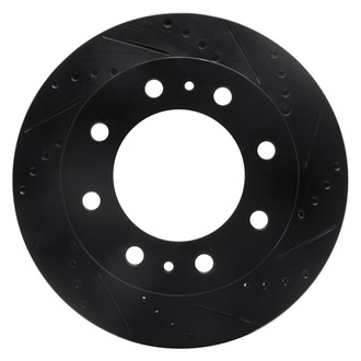 DFC® - Premium Drilled and Slotted Front Passenger Side Brake Rotor