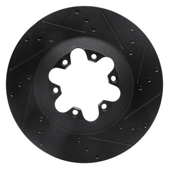 DFC® - Premium Drilled and Slotted Front Passenger Side Brake Rotor