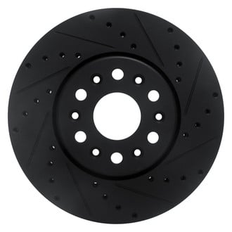 DFC® - Premium Drilled and Slotted Front Passenger Side Brake Rotor
