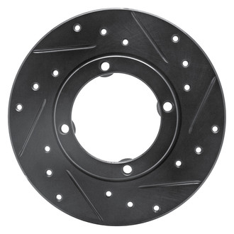 DFC® - Premium Drilled and Slotted Front Passenger Side Brake Rotor