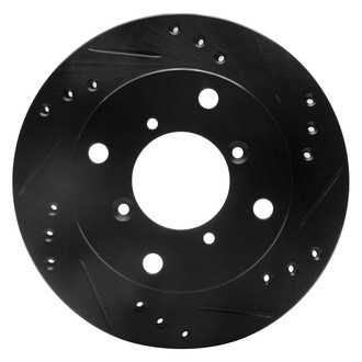 DFC® - Premium Drilled and Slotted Front Passenger Side Brake Rotor