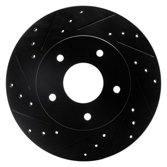 DFC® - Premium Drilled and Slotted Rear Driver Side Brake Rotor