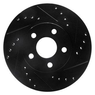 DFC® - Premium Drilled and Slotted Front Passenger Side Brake Rotor