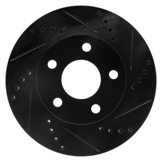DFC® - Premium Drilled and Slotted Front Passenger Side Brake Rotor