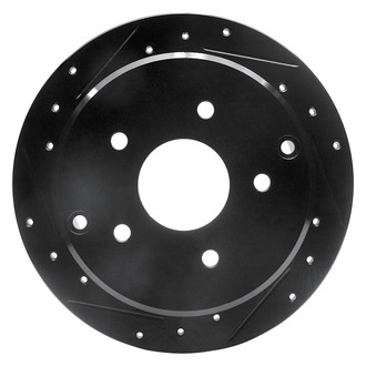 DFC® - Premium Drilled and Slotted Rear Driver Side Brake Rotor
