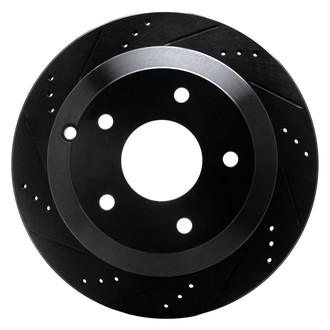 DFC® - Premium Drilled and Slotted Rear Driver Side Brake Rotor
