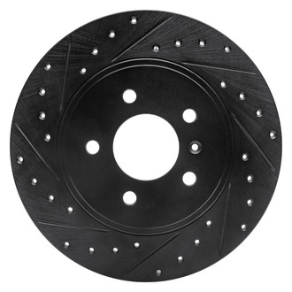 DFC® - Premium Drilled and Slotted Rear Driver Side Brake Rotor