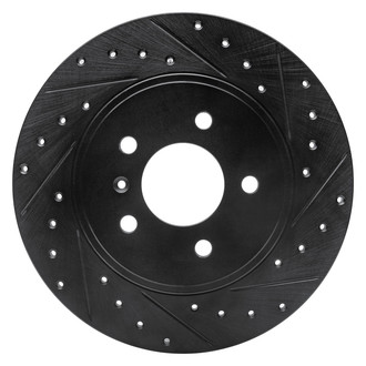 DFC® - Premium Drilled and Slotted Rear Passenger Side Brake Rotor