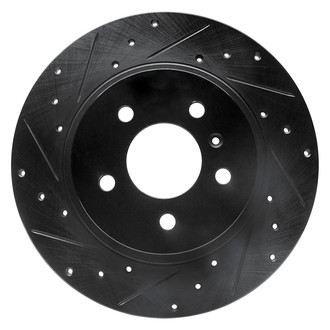DFC® - Premium Drilled and Slotted Rear Driver Side Brake Rotor