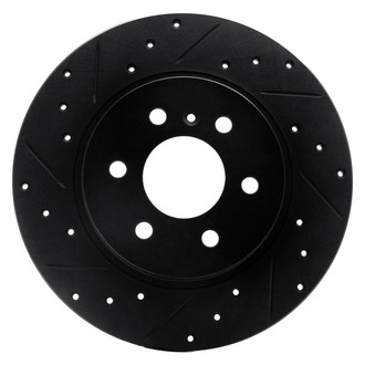 DFC® - Premium Drilled and Slotted Rear Driver Side Brake Rotor