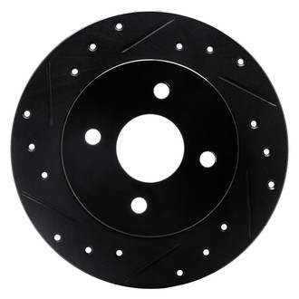 DFC® - Premium Drilled and Slotted Rear Driver Side Brake Rotor