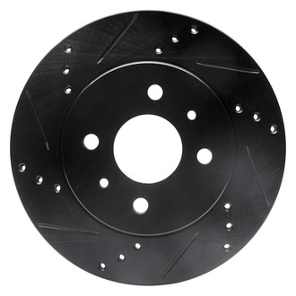 DFC® - Premium Drilled and Slotted Front Driver Side Brake Rotor
