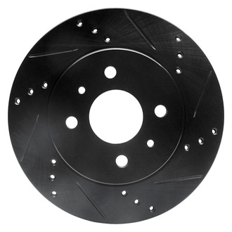 DFC® - Premium Drilled and Slotted Front Passenger Side Brake Rotor
