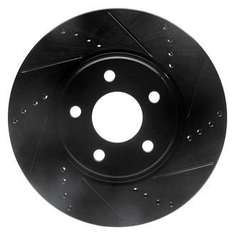 DFC® - Premium Drilled and Slotted Front Passenger Side Brake Rotor