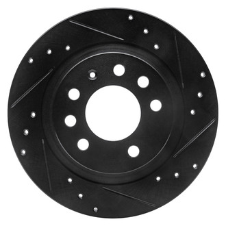 DFC® - Premium Drilled and Slotted Rear Passenger Side Brake Rotor