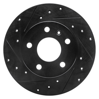 DFC® - Premium Drilled and Slotted Rear Driver Side Brake Rotor