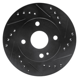 DFC® - Premium Drilled and Slotted Front Passenger Side Brake Rotor